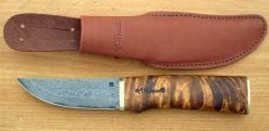 Roselli RD300P Damasti Eräpuukko+Lahjapakkaus -Bergner Store damascus hunting 3 1010 7b2