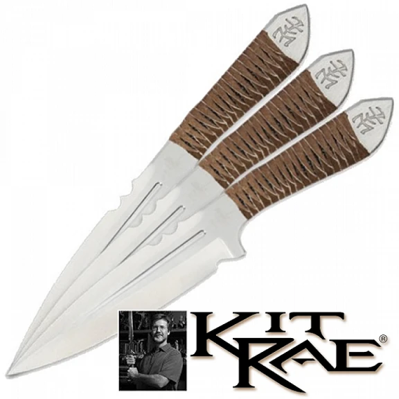 Kit Rae KR 0059 AirCobra 9” Throwing Knife Triple Set - Image 2